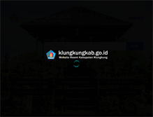 Tablet Screenshot of klungkungkab.go.id